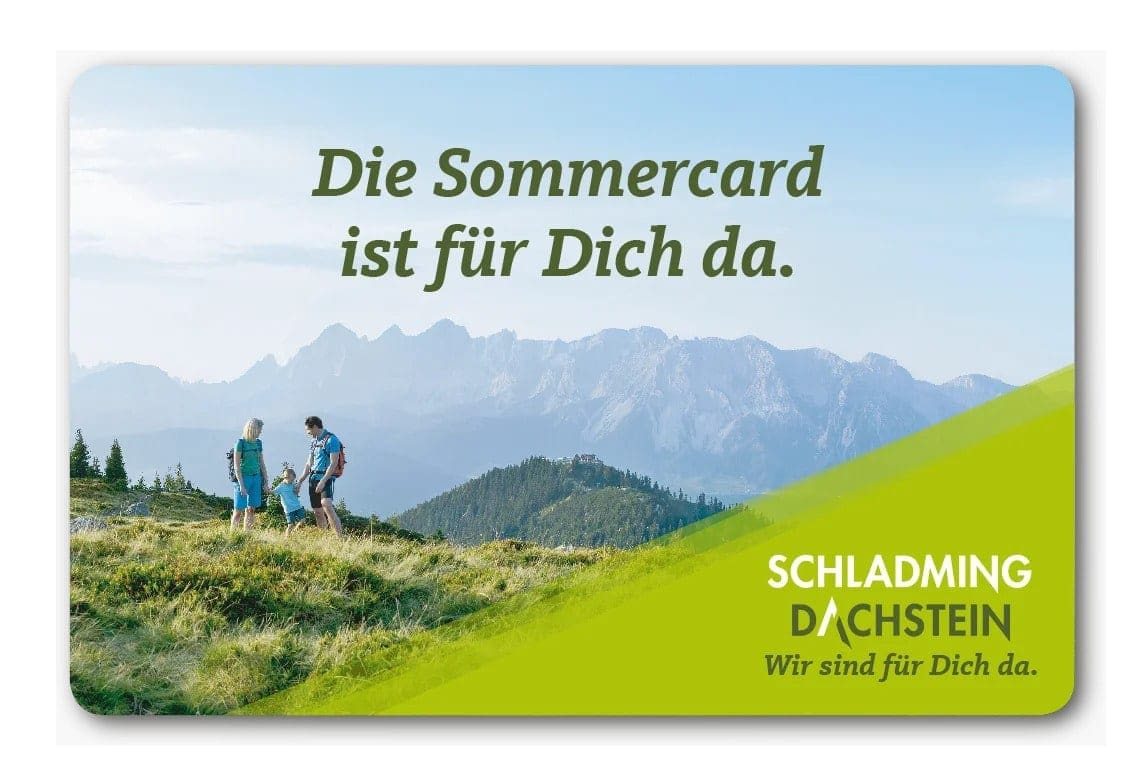 Sommercard SchladmingDachstein JH Edelweiss 1 Mountain Hostel 5 Mountain Hostel