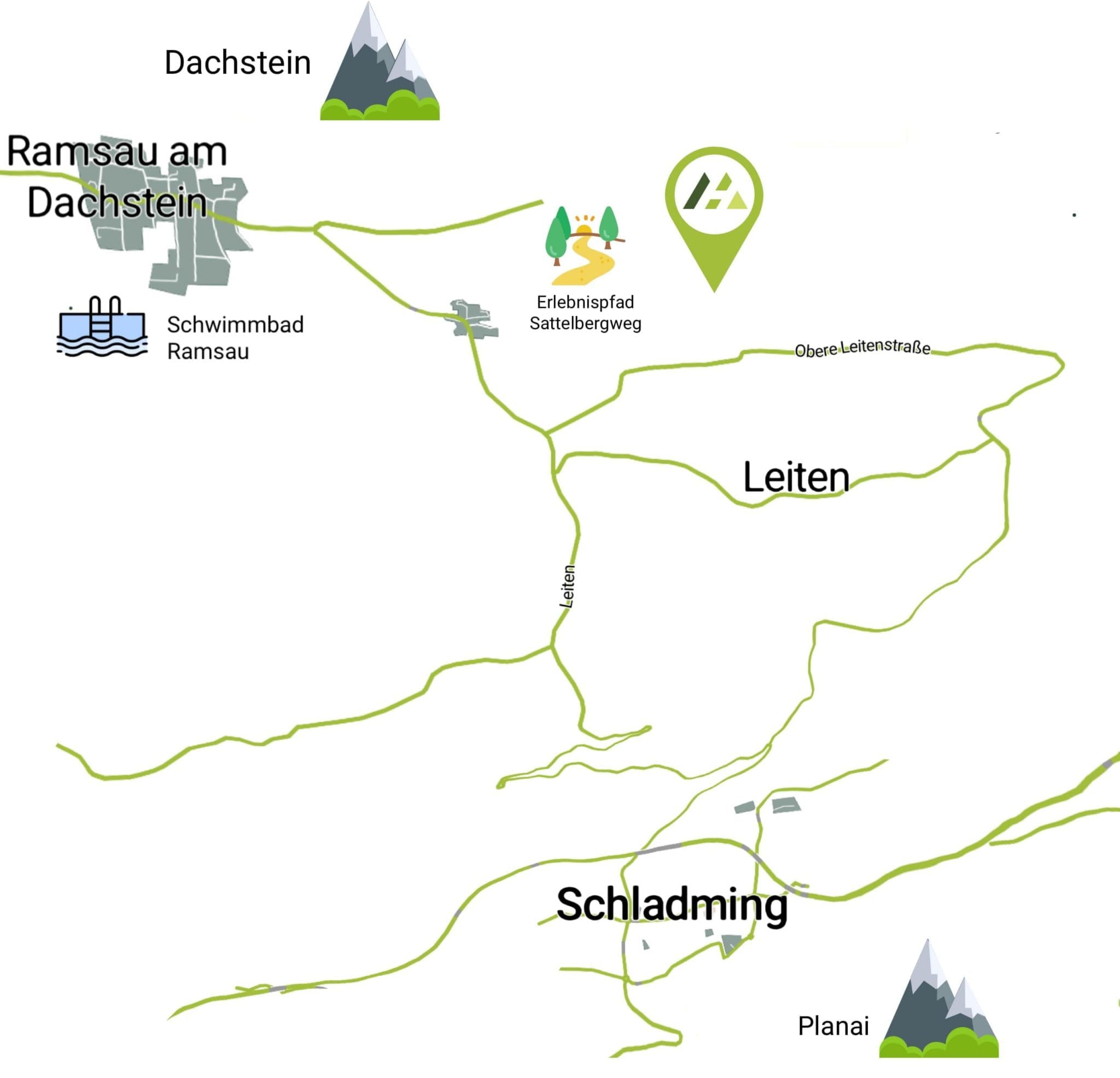Mountain-Hostel-Map